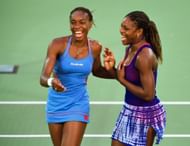 The Williams sisters pictured at the 2000 Sydney Olympics (Source: Getty)